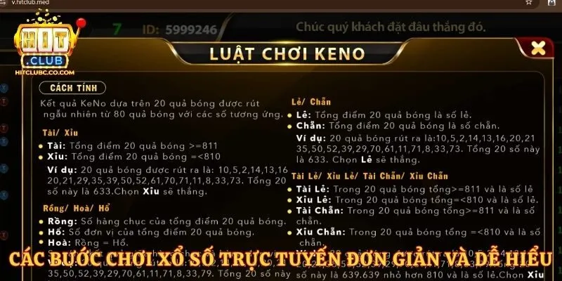 Các bước chơi xổ số trực tuyến đơn giản và dễ hiểu