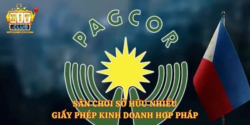 Sân chơi sở hữu nhiều giấy phép kinh doanh hợp pháp 